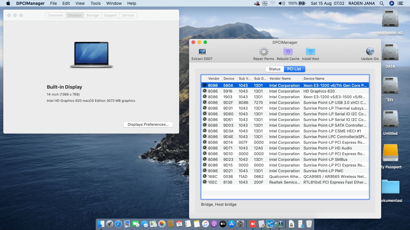 Asus X441UA GA311T [KabyLake   Intel HD 620] 2